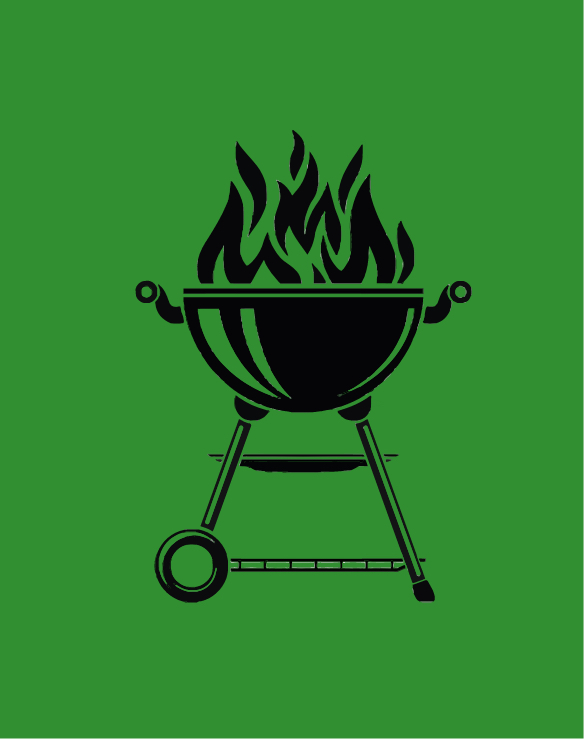 Graphic of outdoor fire pit at Halstead Fair Oaks