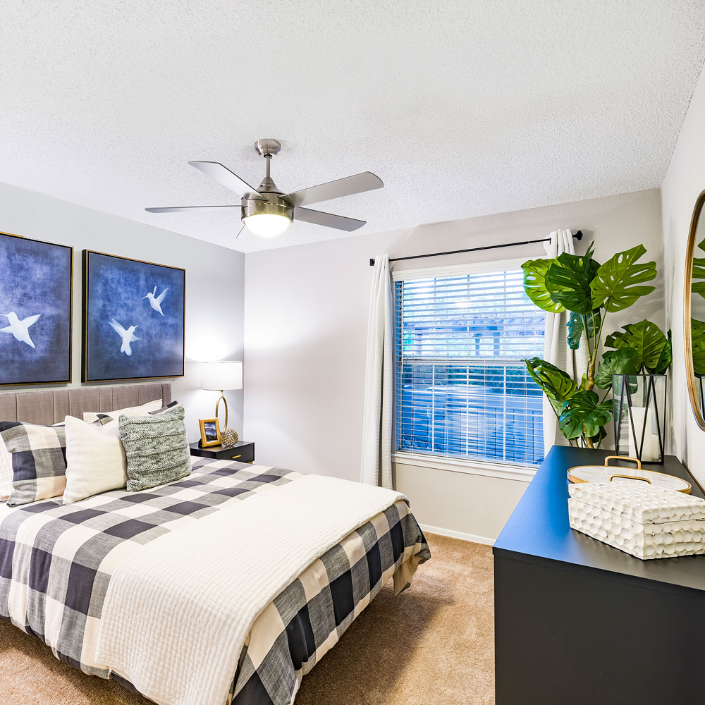 Interior model, one bedroom